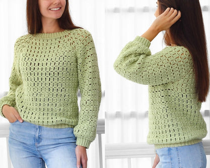 EaseFlow Sweater Crochet Pattern