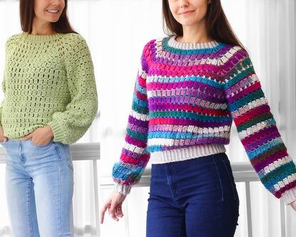 EaseFlow Sweater Crochet Pattern