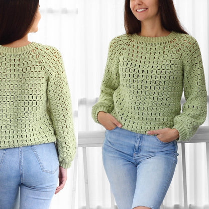 EaseFlow Sweater Crochet Pattern