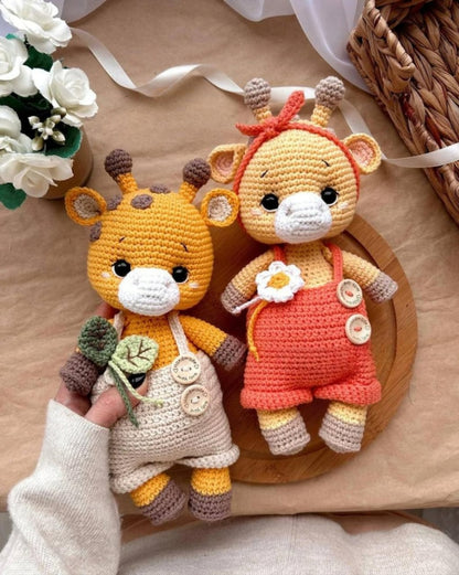 Girafe Mila - Patron De Crochet 2 en 1 Avec Tenue 🇫🇷