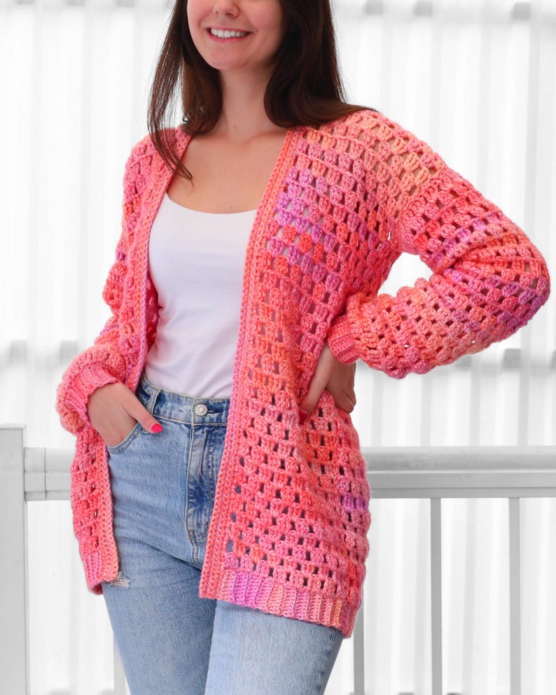 Easy Cardican Crochet Pattern
