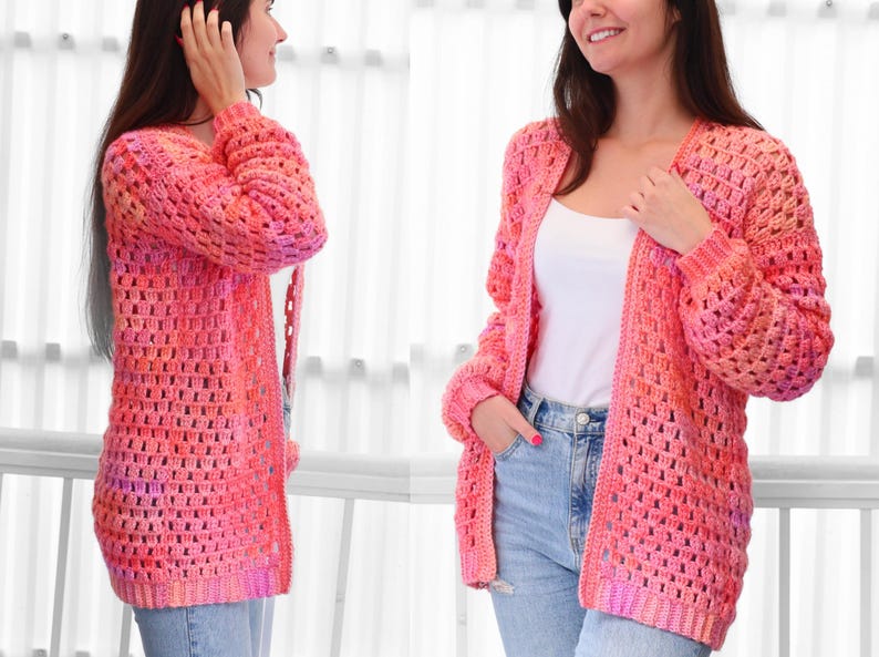 Easy Cardican Crochet Pattern