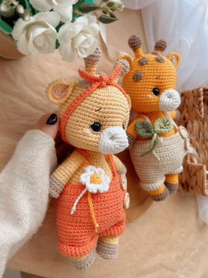 Girafe Mila - Patron De Crochet 2 en 1 Avec Tenue 🇫🇷
