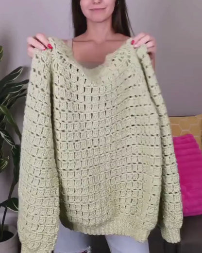 EaseFlow Sweater Crochet Pattern