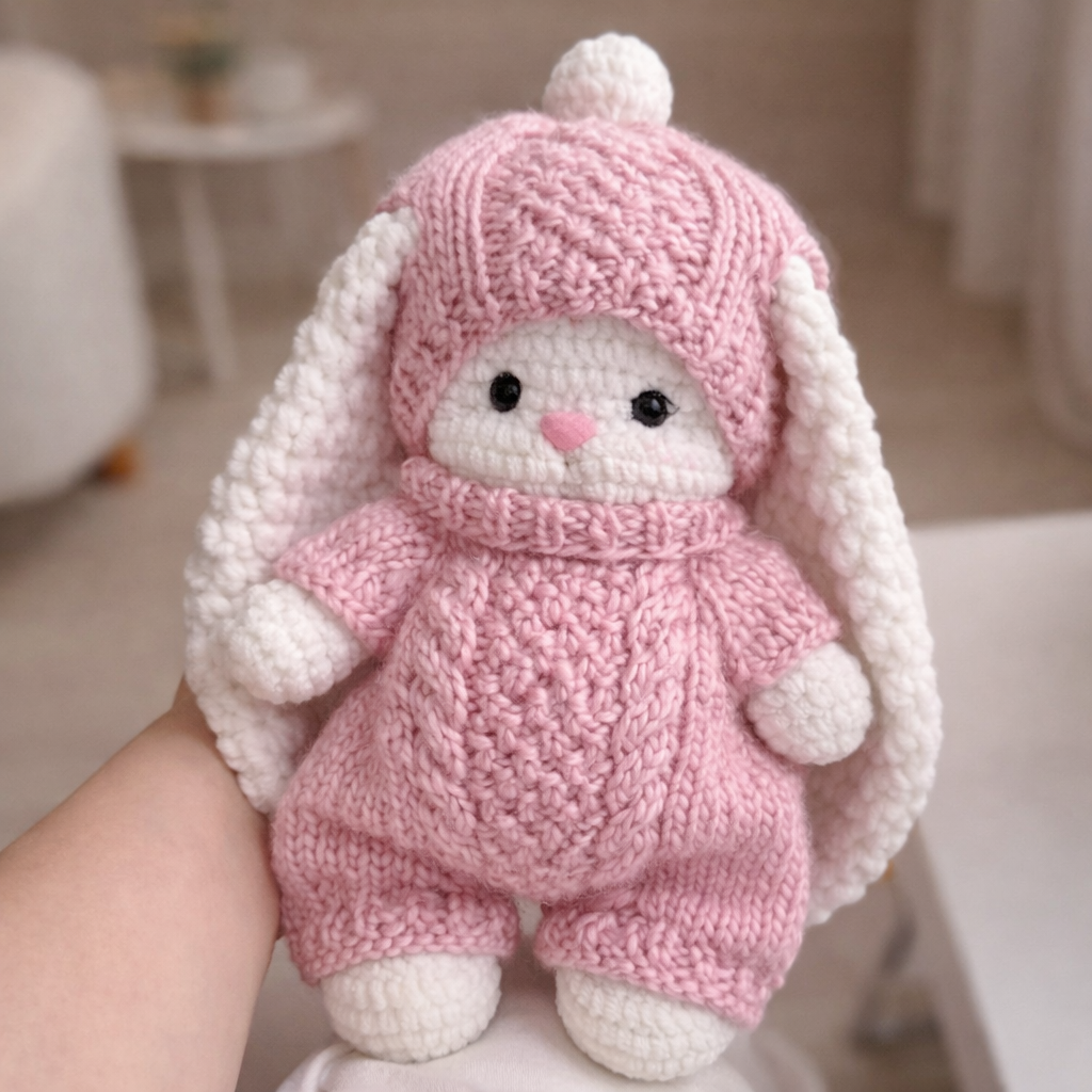 🐇 Sophie  le Lapin – Ensemble de Patrons Crochet 2-en-1🇫🇷