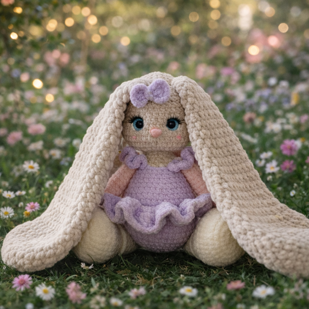 Mimi Bunny – Plush Crochet Toy