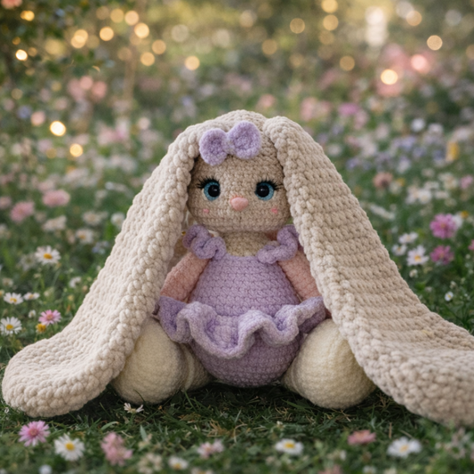 Mimi Bunny – Plush Crochet Toy