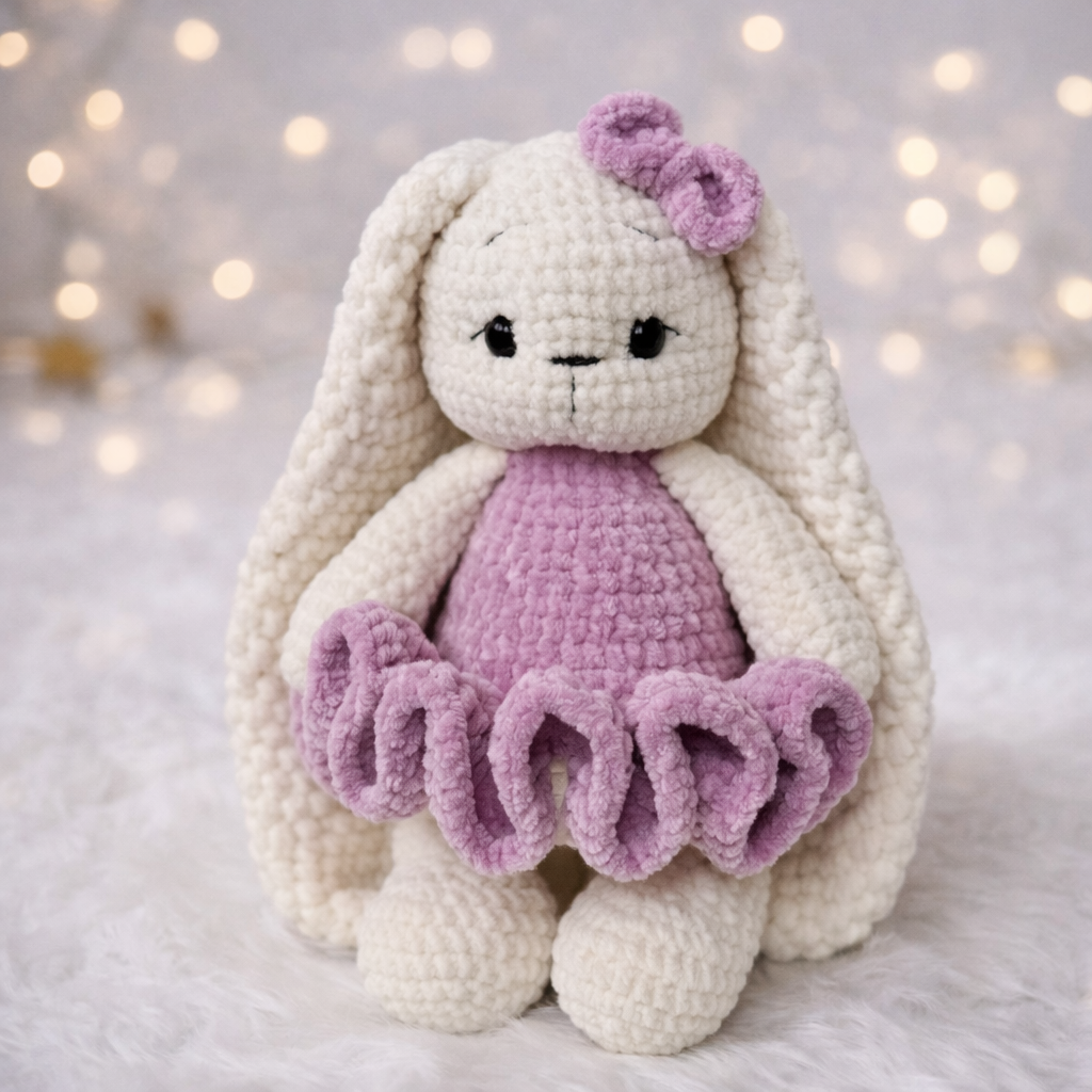 Mimi Bunny – Plush Crochet Toy