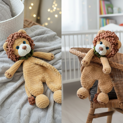 adorable Lion Comforter crochet pattern