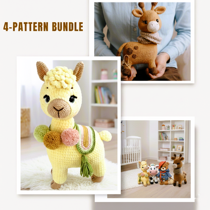 Forest Friends Crochet Pattern Bundle