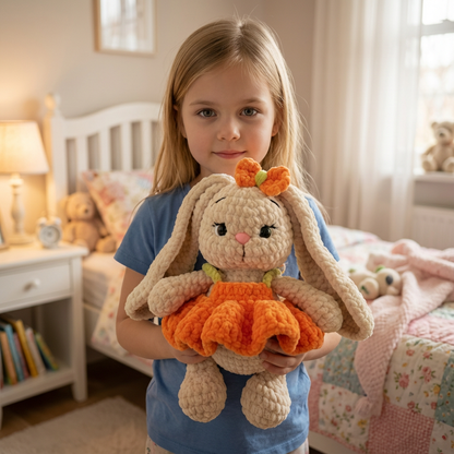 Mimi Bunny – Plush Crochet Toy