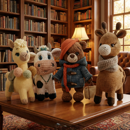 Forest Friends Crochet Pattern Bundle