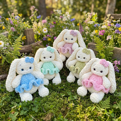 Mimi Bunny – Plush Crochet Toy