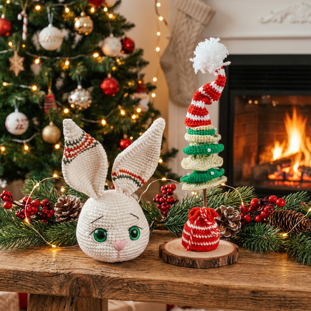 Tommi the Bunny Amigurumi Pattern+ outfit