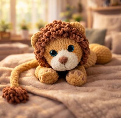 adorable Lion Comforter crochet pattern