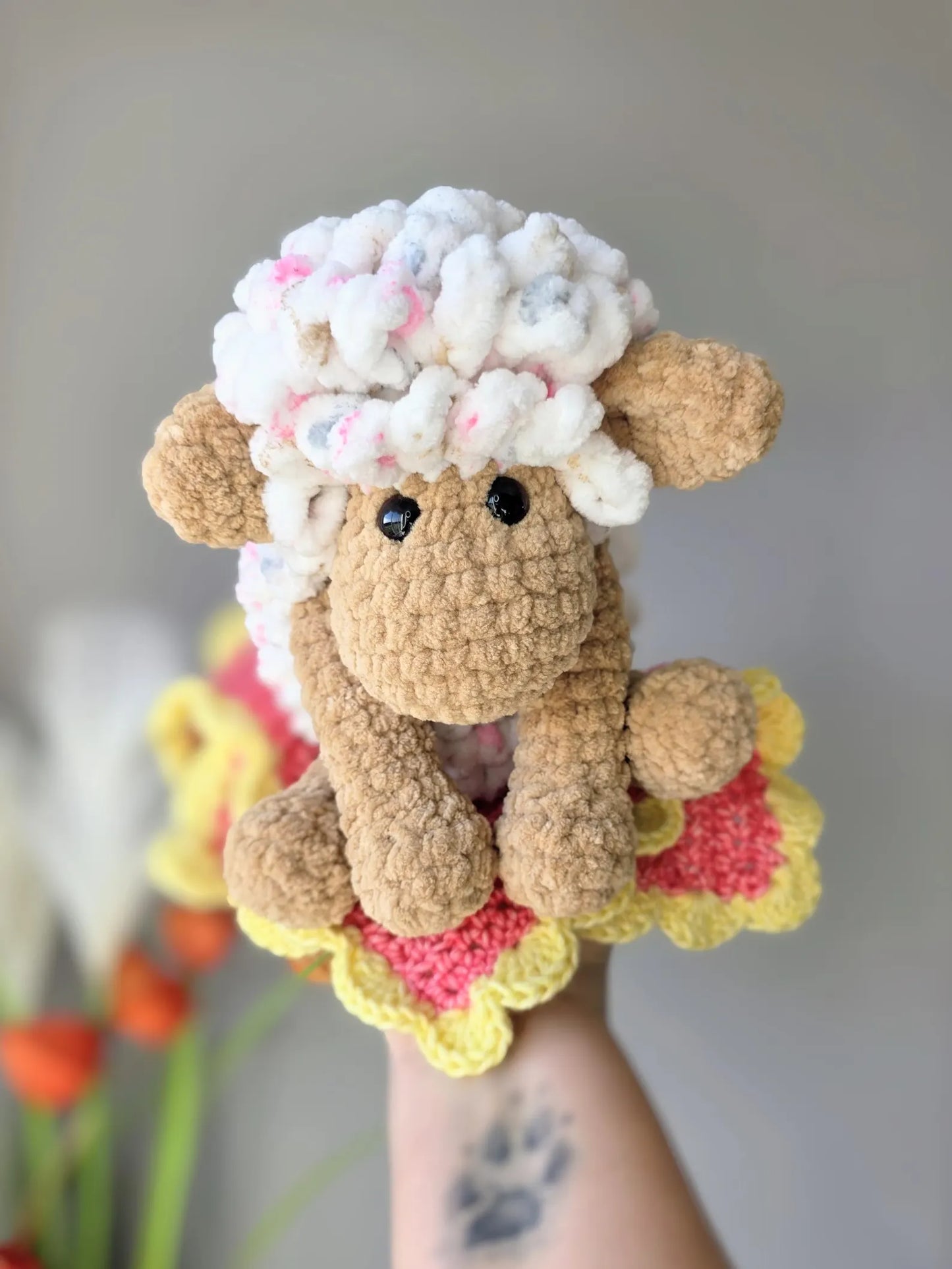 Baby Baabaa Mini Sheep Crochet Pattern – Cute Amigurumi Sheep PDF – Easy Crochet Pattern